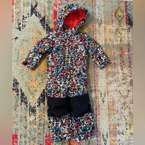 Burton Gore Tex one piece insulated snow suit - 3T - multicolor butterflies